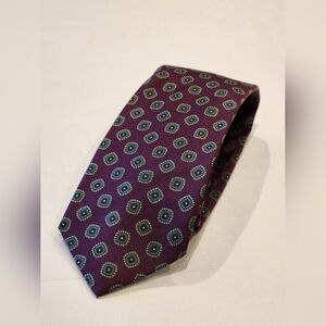 Polo by Ralph Lauren Purple Geometric Men's Tie